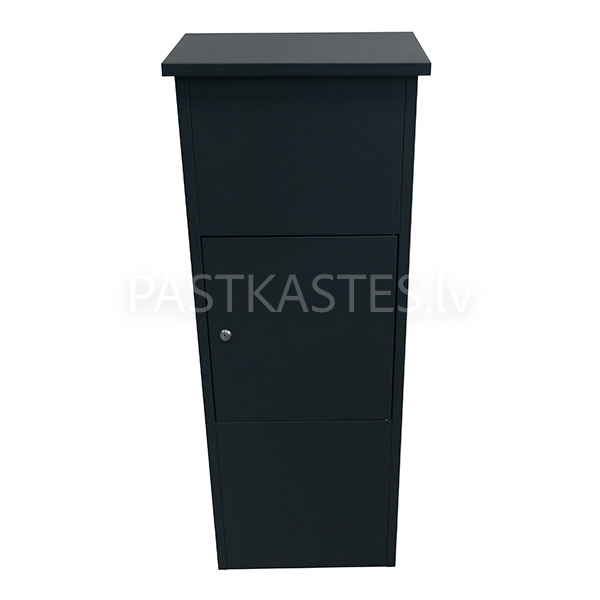 Z6 - Paciņu un paku kaste izvietošanai ārā uz zemes, tā ir paredzēta lielāku sūtījumu saņemšanai kas parasti neietilpst standarta pastkastītēs